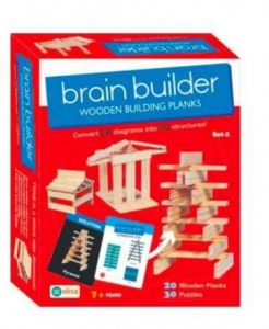 Ekta Brain Builder Wooden Building Blanks Set-2